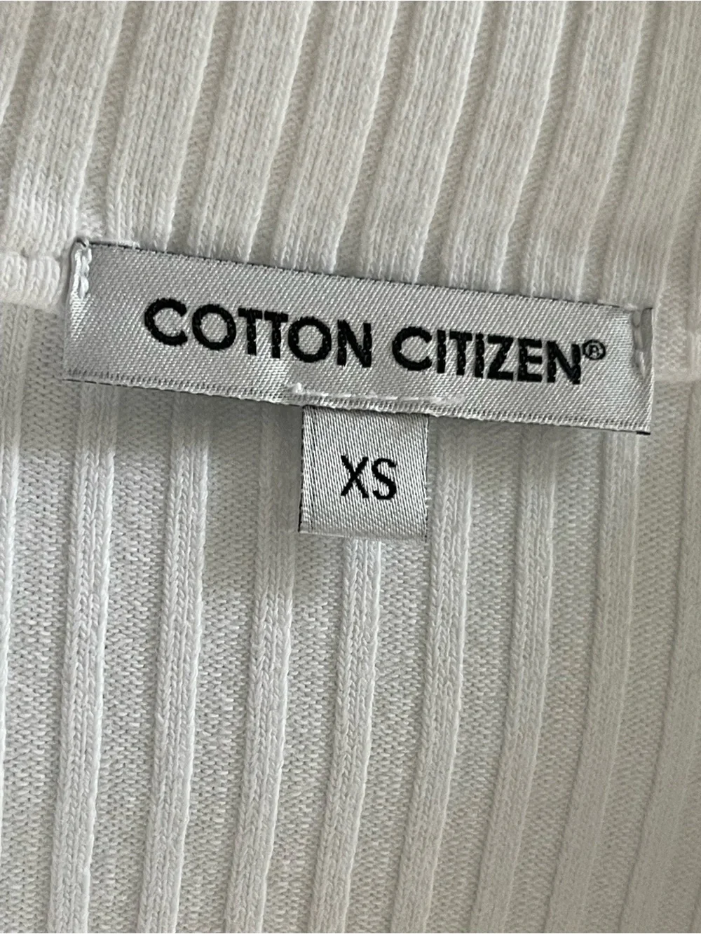 Cotton Citizen Ibiza Long Sleeve Polo in White XS - Picture 2 of 9
